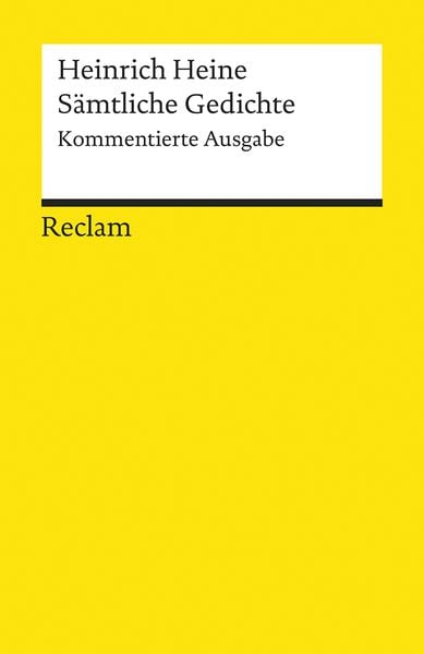 Produktbild: Sämtliche Gedichte. Kommentierte Ausgabe