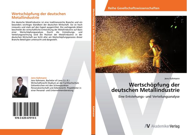 Produktbild: Wertsch&ouml;pfung der deutschen Metallindustrie