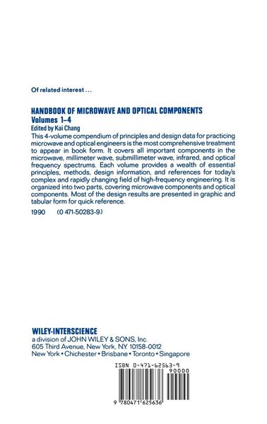 Produktbild: Numerical Techniques for Microwave and Millimeter-Wave Passive Structures