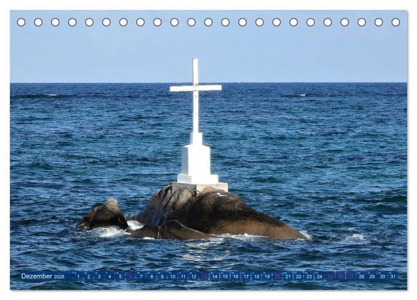 Produktbild: Seychellen - Wild und Sch&ouml;n (Tischkalender 2026 DIN A5 quer), CALVENDO Monatskalender