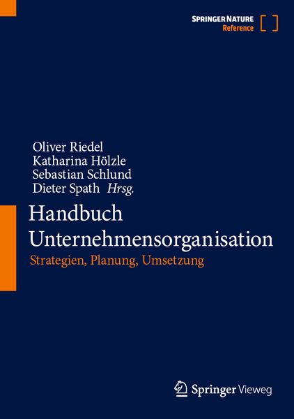 Produktbild: Handbuch Unternehmensorganisation
