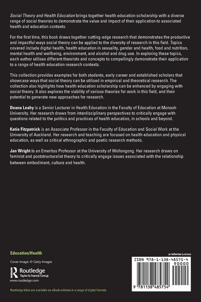 Produktbild: Social Theory and Health Education