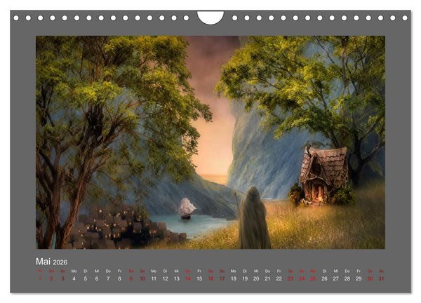 Produktbild: Weg des Zauberers (Wandkalender 2026 DIN A4 quer), CALVENDO Monatskalender