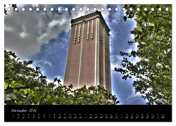 Produktbild: Wuppertal - Stadt der Schwebebahn in HDR (Tischkalender 2026 DIN A5 quer), CALVENDO Monatskalender