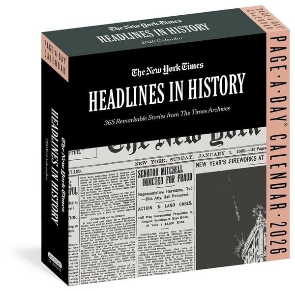 Produktbild: New York Times Headlines in History Page-A-Day(r) Calendar 2026