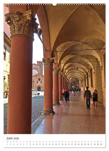 Produktbild: Bologna, altehrw&uuml;rdig und lebendig zugleich (hochwertiger Premium Wandkalender 2026 DIN A2 hoch), Kunstdruck in Hochglanz