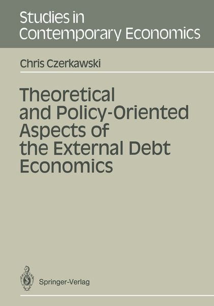 Produktbild: Theoretical and Policy-Oriented Aspects of the External Debt Economics