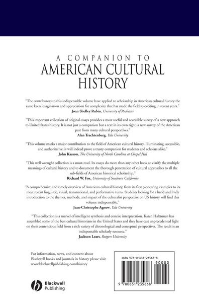 Produktbild: Companion to American Cultural History