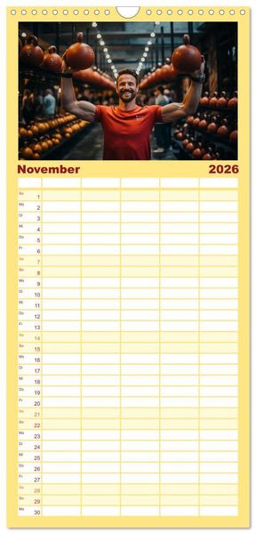 Produktbild: Familienplaner 2026 - Das macht Spa&szlig;, haben sie gesagt mit 5 Spalten (Wandkalender, 21 x 45 cm) CALVENDO