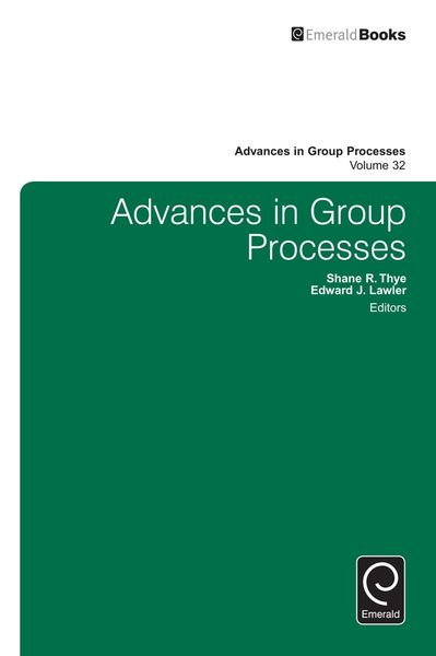 Produktbild: Advances in Group Processes