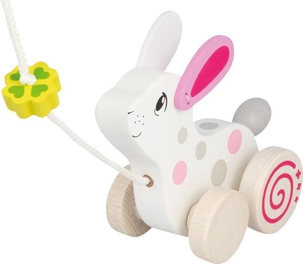 Produktbild: Goki 54897 - Ziehtier Hase, Holz, 12 cm