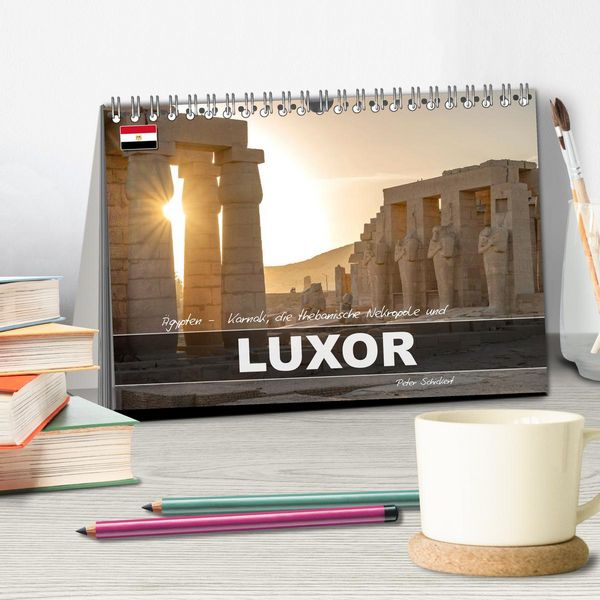 Produktbild: &Auml;gypten - Karnak, die thebanische Nekropole und Luxor (Tischkalender 2027 DIN A5 quer), CALVENDO Monatskalender