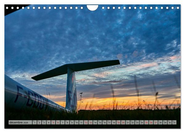 Produktbild: Voler en silence - la passion du vol &agrave; voile (Calendrier mural 2026 DIN A4 vertical), CALVENDO calendrier mensuel