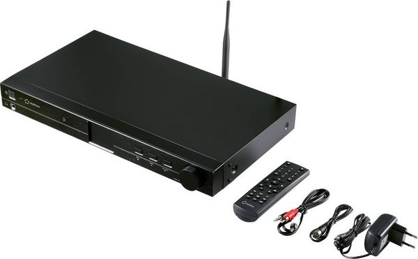 Produktbild: Renkforce RF-DAB-IR1700 Radio-Adapter DAB+, UKW, Internet WLAN, LAN, Bluetooth&reg;, DLNA, Internetradio DLNA-f&auml;hig Schwarz