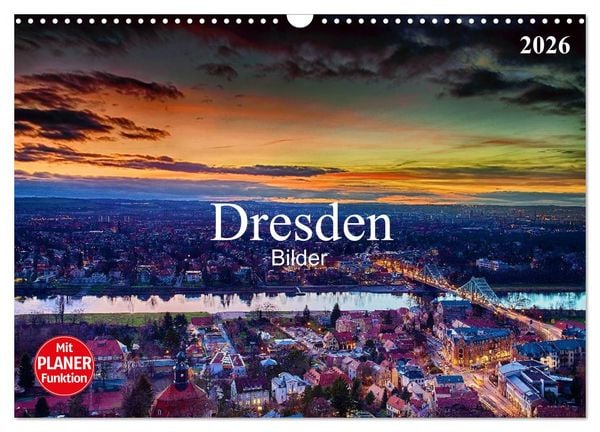 Produktbild: Dresden Bilder 2026 (Wandkalender 2026 DIN A3 quer), CALVENDO Monatskalender