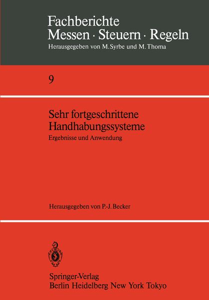 Produktbild: Sehr fortgeschrittene Handhabungssysteme