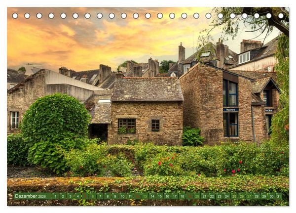 Produktbild: Pont-Aven Bretagne (Tischkalender 2026 DIN A5 quer), CALVENDO Monatskalender