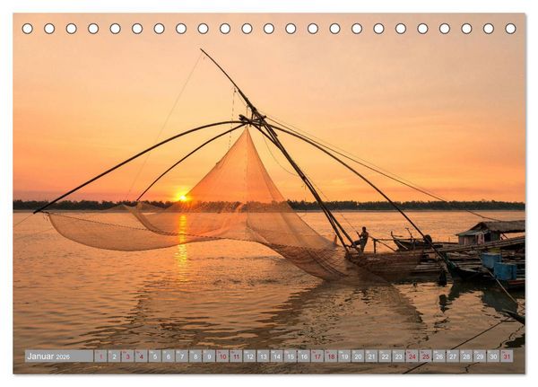 Produktbild: KAMBODSCHA - Im Reich der Khmer (Tischkalender 2026 DIN A5 quer), CALVENDO Monatskalender