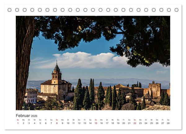 Produktbild: Pen&iacute;nsula Ib&eacute;rica (Tischkalender 2026 DIN A5 quer), CALVENDO Monatskalender
