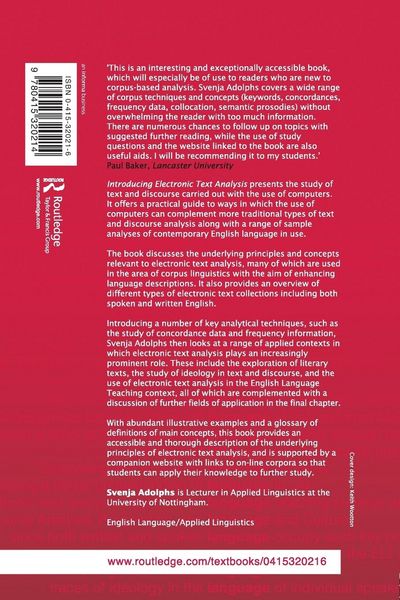 Produktbild: Introducing Electronic Text Analysis