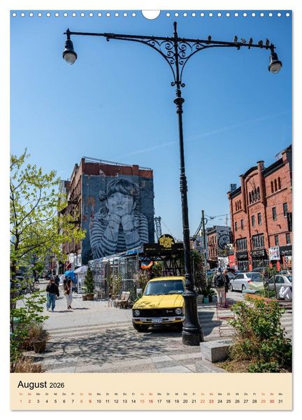 Produktbild: Walls of New York &ndash; Street Art in Farbe (Wandkalender 2026 DIN A3 hoch), CALVENDO Monatskalender