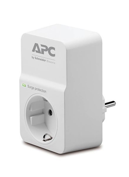 APC PM1W-GR Überspannungsschutz-Zwischenstecker Weiß
