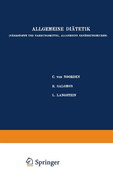 Produktbild: Handbuch der Ern&auml;hrungslehre