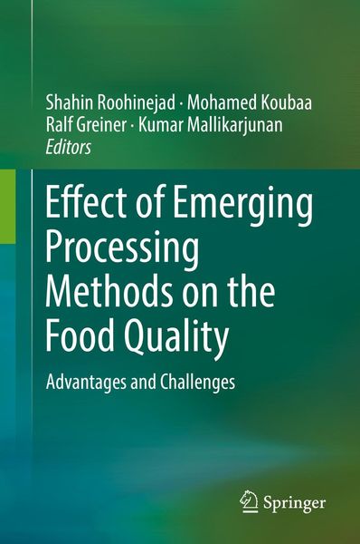 Produktbild: Effect of Emerging Processing Methods on the Food Quality