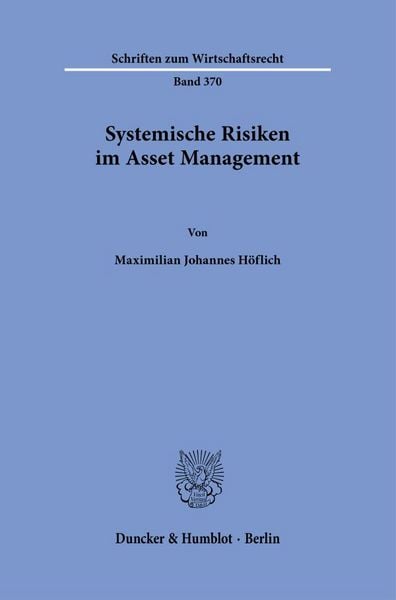 Produktbild: Systemische Risiken im Asset Management