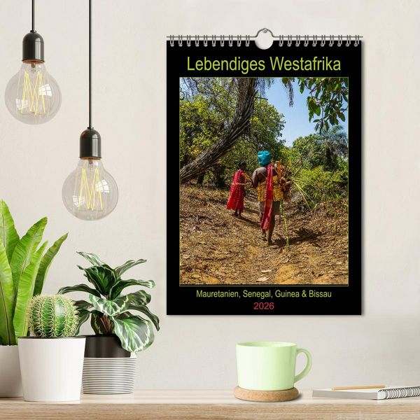 Produktbild: Lebendiges Westafrika - Mauretanien, Senegal, Guinea, Bissau (Wandkalender 2026 DIN A4 hoch), CALVENDO Monatskalender