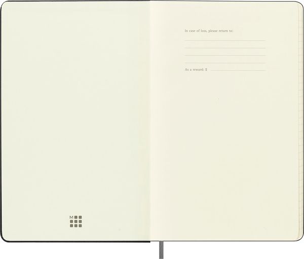 Produktbild: Moleskine Holiday Notizbuch, L/A5, Liniert, fester Einband, Schwarz