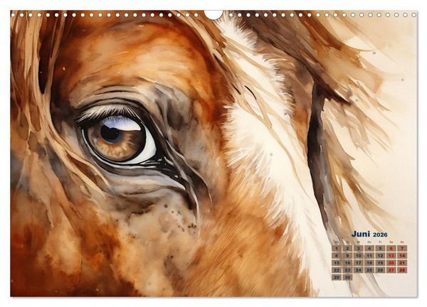 Produktbild: Kraftpakete in Aquarell (Wandkalender 2026 DIN A3 quer), CALVENDO Monatskalender