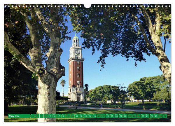 Produktbild: Buenos Aires - Capital on the Rio de la Plata (Wall Calendar 2026 DIN A3 landscape), CALVENDO 12 Month Wall Calendar