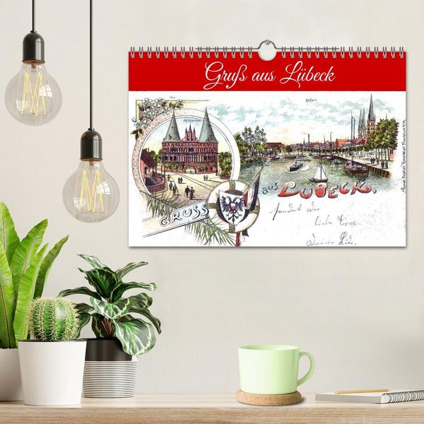 Produktbild: Gru&szlig; aus L&uuml;beck (Wandkalender 2026 DIN A4 quer), CALVENDO Monatskalender