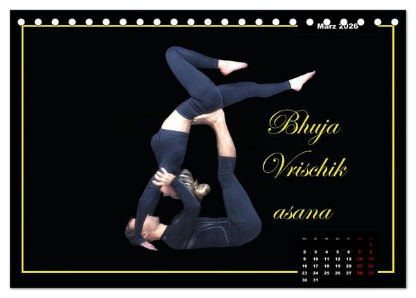 Produktbild: Yoga - Asana (Tischkalender 2026 DIN A5 quer), CALVENDO Monatskalender