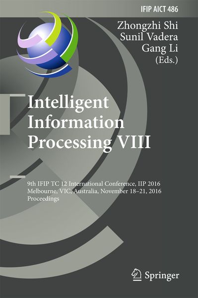 Produktbild: Intelligent Information Processing VIII