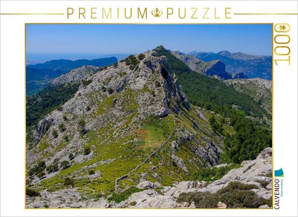CALVENDO Puzzle Über den Berggrat | 1000 Teile Lege-Größe 64 × 48 cm Foto-Puzzle für glückliche Stunden