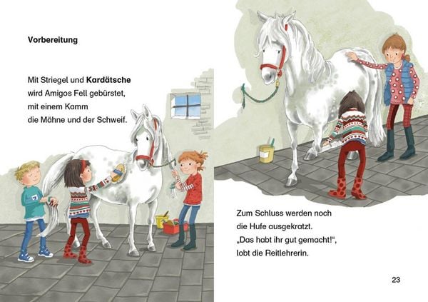 Produktbild: Lesel&ouml;wen 1. Klasse - Die beste erste Reitstunde
