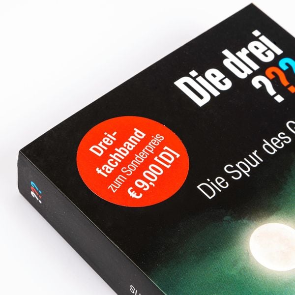 Produktbild: Die drei ???: Die Spur des Grauens. Dreifachband (Enth&auml;lt die B&auml;nde: Im Haus des Henkers, Die Villa der Toten, Die fl&uuml;sternden Puppen)