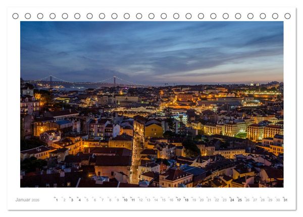 Produktbild: Lissabon - Alter macht sch&ouml;n (Tischkalender 2026 DIN A5 quer), CALVENDO Monatskalender