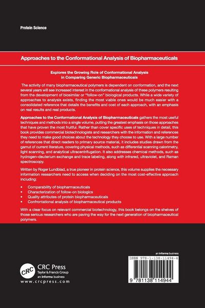 Produktbild: Approaches to the Conformational Analysis of Biopharmaceuticals