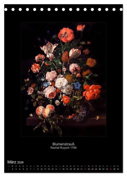 Produktbild: Stillleben - Illusionistische Malerei der Renaissance (Tischkalender 2026 DIN A5 hoch), CALVENDO Monatskalender