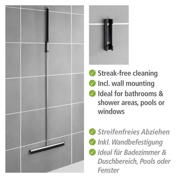 Produktbild: Edelstahl Boden-und Fensterwischer Mod. Rosole, gro&szlig;e Wischbreite