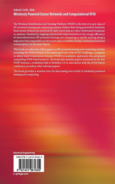 Produktbild: Wirelessly Powered Sensor Networks and Computational RFID