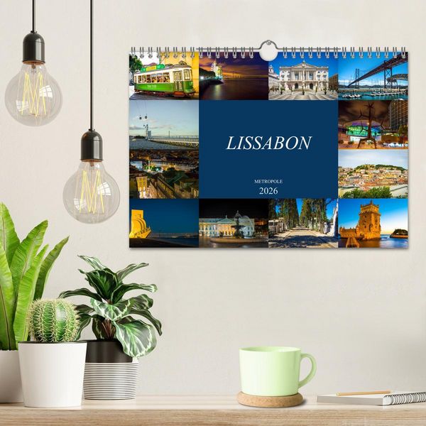 Produktbild: Metropole Lissabon (Wandkalender 2026 DIN A4 quer), CALVENDO Monatskalender