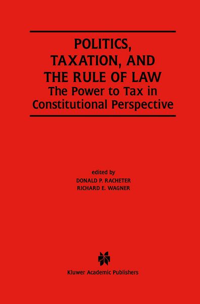 Produktbild: Politics, Taxation, and the Rule of Law