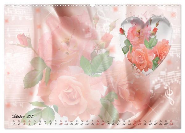 Produktbild: Zeit f&uuml;r Emotionen Bastelkalender (hochwertiger Premium Wandkalender 2026 DIN A2 quer), Kunstdruck in Hochglanz
