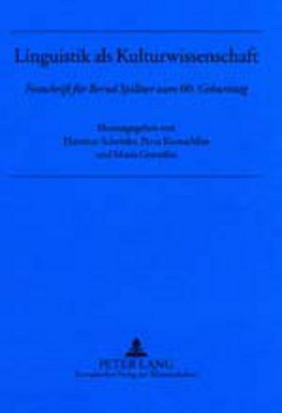 Produktbild: Linguistik als Kulturwissenschaft