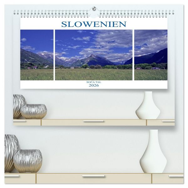 Produktbild: Slowenien - Soca Tal (hochwertiger Premium Wandkalender 2026 DIN A2 quer), Kunstdruck in Hochglanz