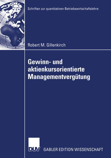 Produktbild: Gewinn- und aktienkursorientierte Managementverg&uuml;tung
